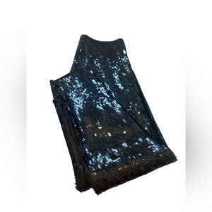 Black Sequin Leggings